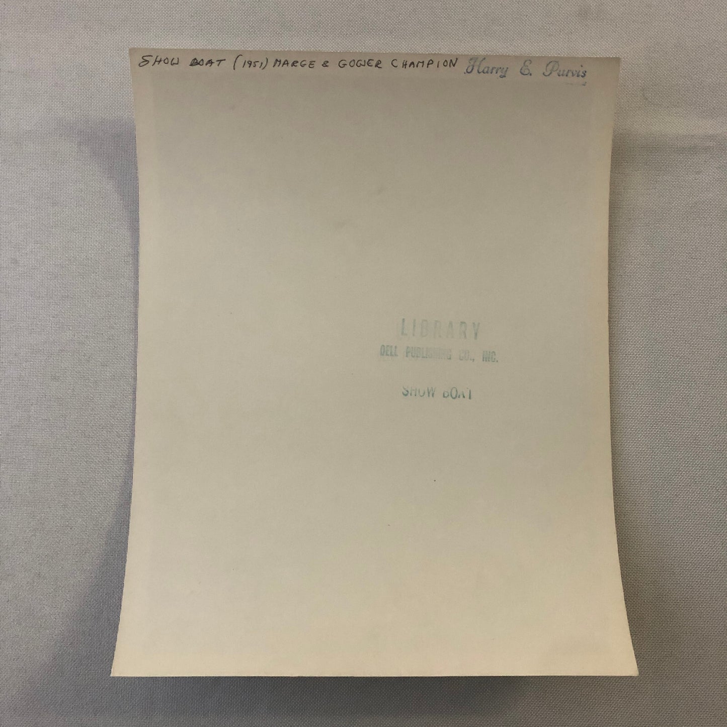 Show Boat 1951 Movie Film Photo Photograph Marge & Gower Champion