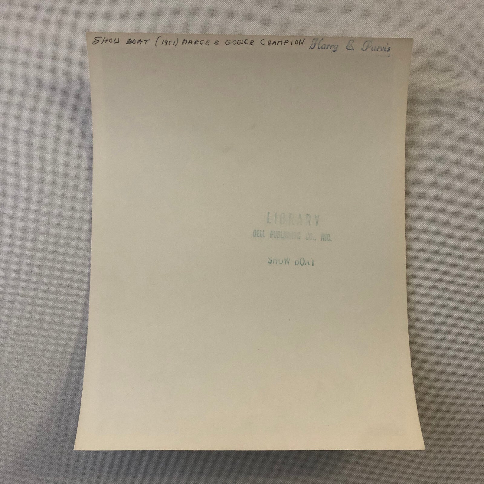 Show Boat 1951 Movie Film Photo Photograph Marge & Gower Champion