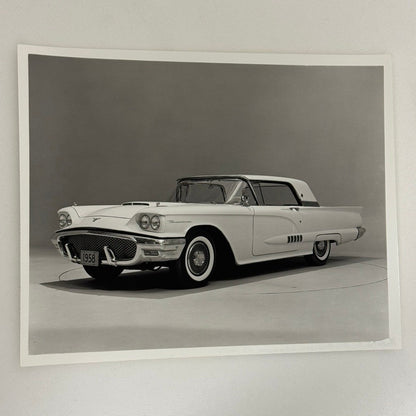Vintage 1958 Ford Thunderbird Car Automobile Photo Photograph Modern Print