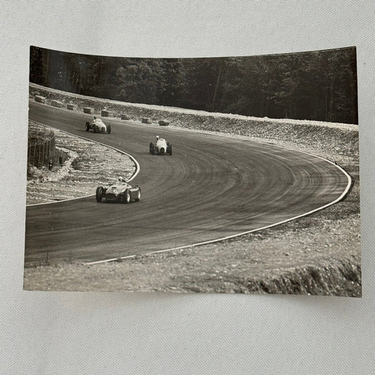 Vintage Racing Photo Photograph Print Race Cars Julius Weitmann Photograph