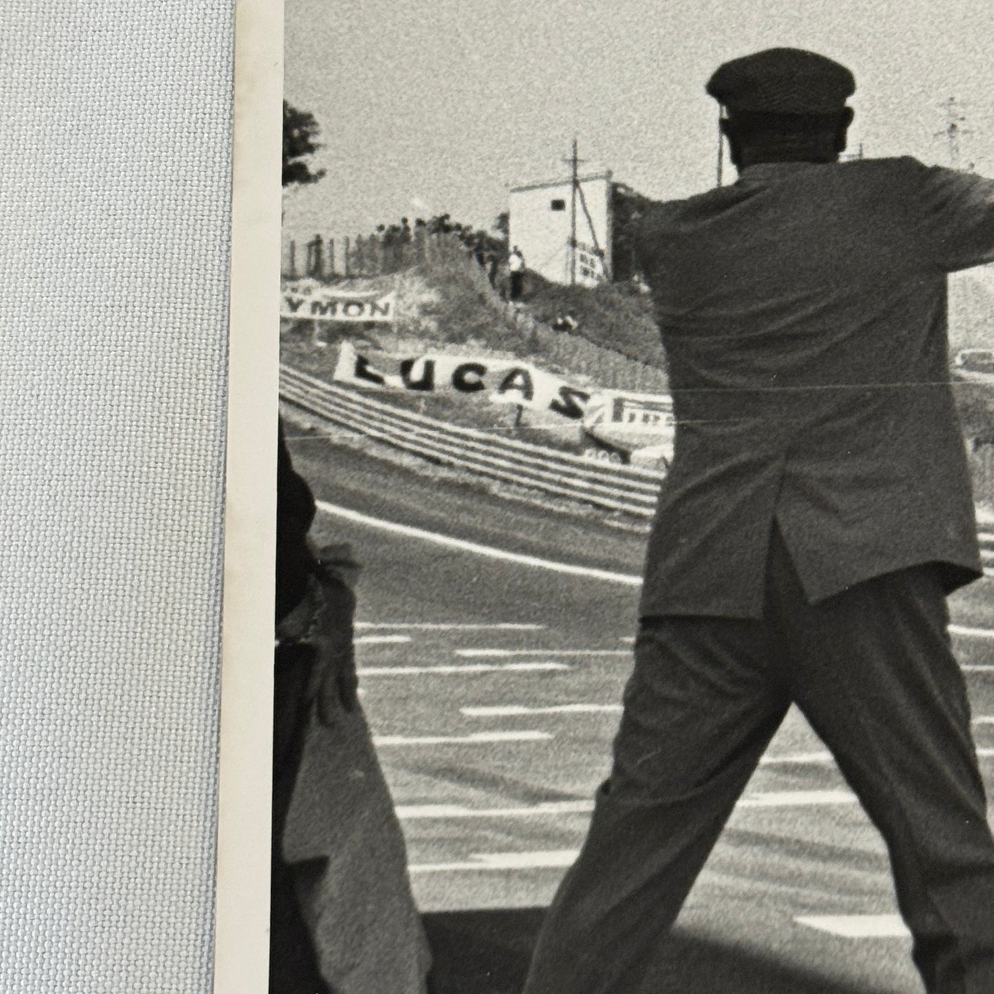 Vintage 1968 Racing Photo Graham Hill Spanish Grand Prix Win Press Photograph