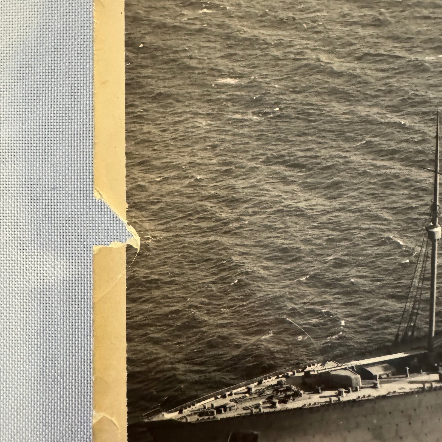 Vintage Ship Boat Photo Photograph Print Queen Elizabeth 1940