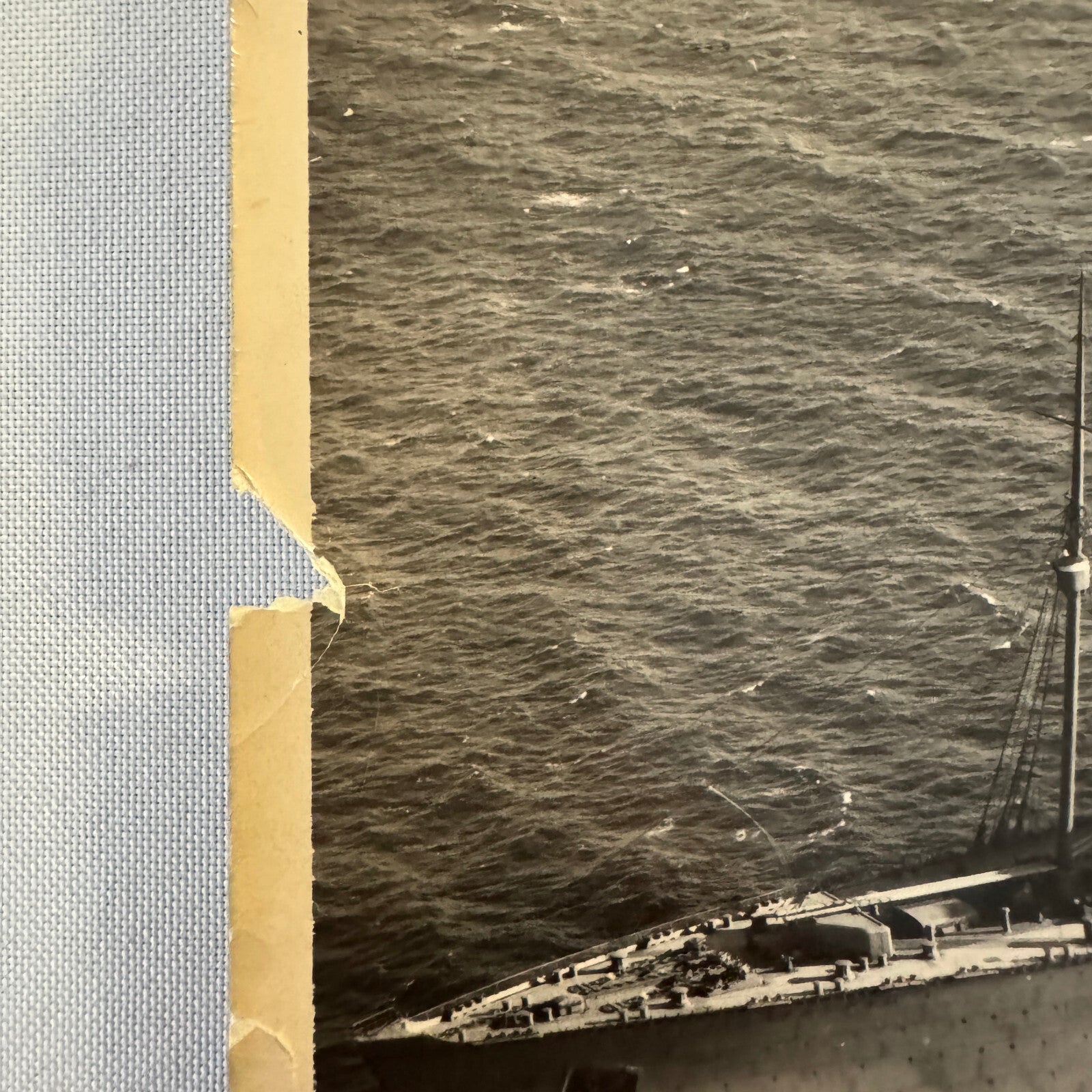 Vintage Ship Boat Photo Photograph Print Queen Elizabeth 1940