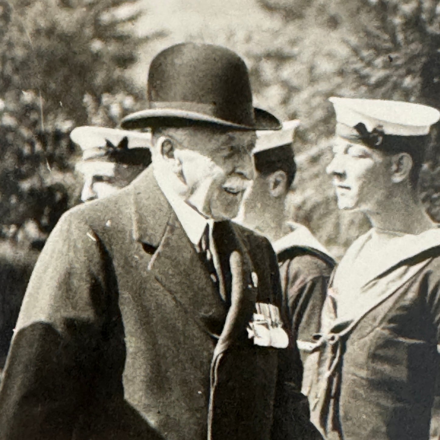 Duke of Connaught Inspects British Legion Military HMS Queen Elizabeth 1932