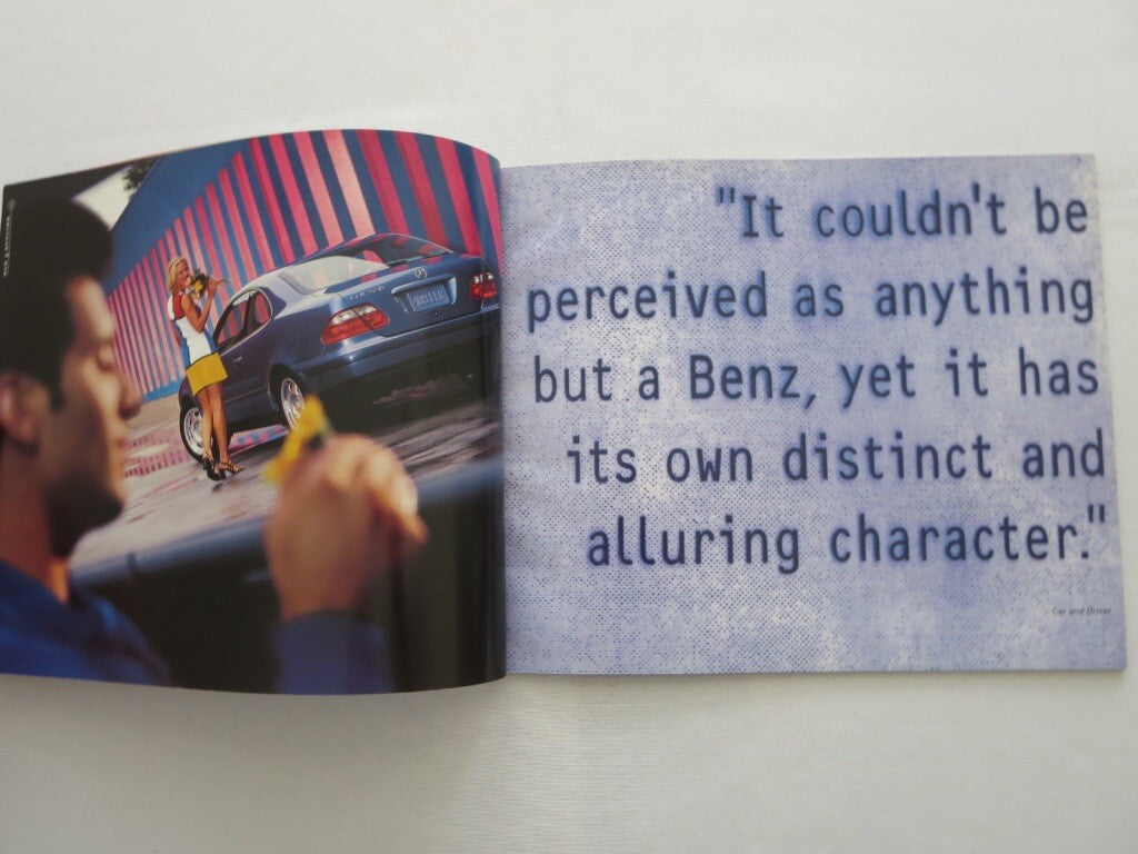 1998 Mercedes CLK Class Sales Brochure Catalog Advertising CLK320 Coupe