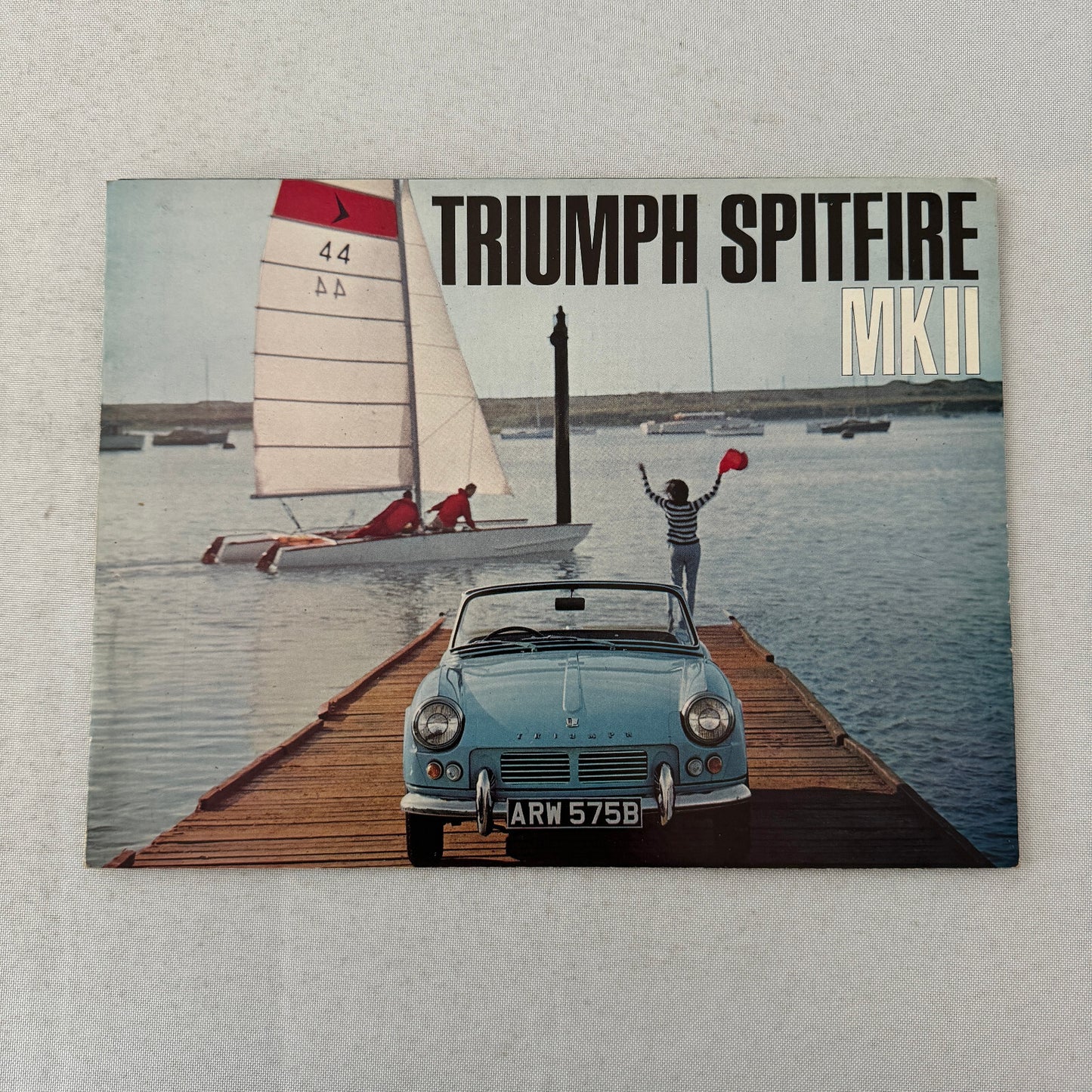 Triumph Spitfire MK11 Roadster Convertible Car Sales Brochure Catalog Vintage