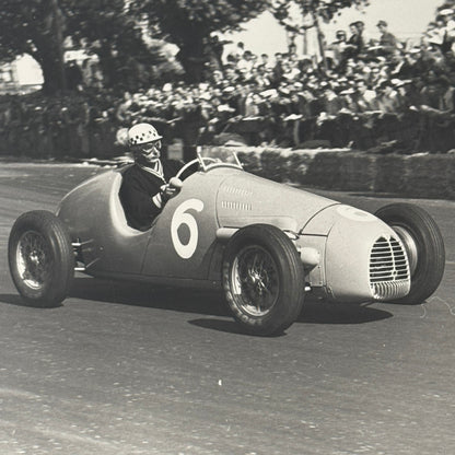 Jean Behra Racing Driver 1952 Swiss Grand Prix Gordini Car Photo Photograph