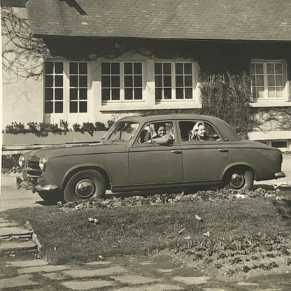 Vintage Peugeot 403 Car Automobile Photo Photograph Print