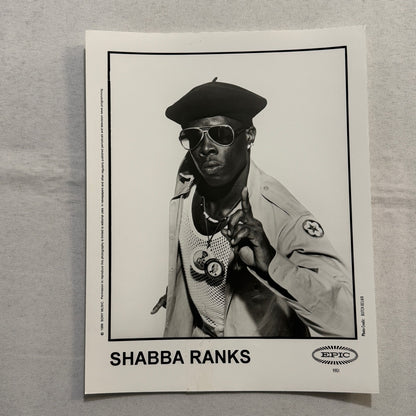 Shabba Ranks Music Publicity Press Photo Photograph Dancehall 1995 1999 Lot 2x