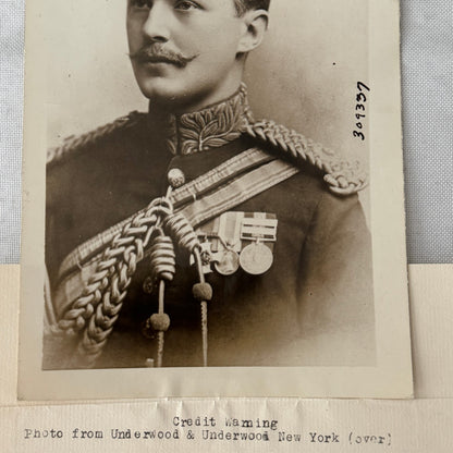Duke of Atholl George Bernard Shaw 1921 Portrait Press Photo Photograph Vintage
