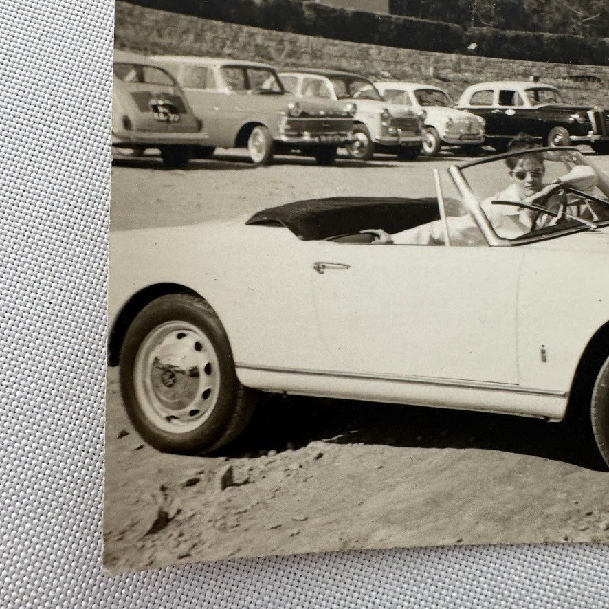 Vintage Alfa Romeo Giulietta Spider Convertible Photo Photograph Print