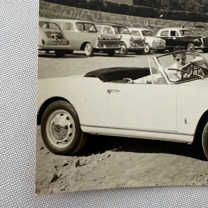 Vintage Alfa Romeo Giulietta Spider Convertible Photo Photograph Print