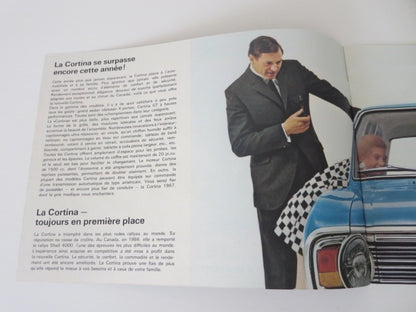 1960s Ford Cortina Sales Brochure Advertising Catalog FRENCH Canadian 