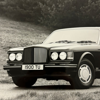 Bentley Turbo R Car Factory Press Photo Photograph Vintage