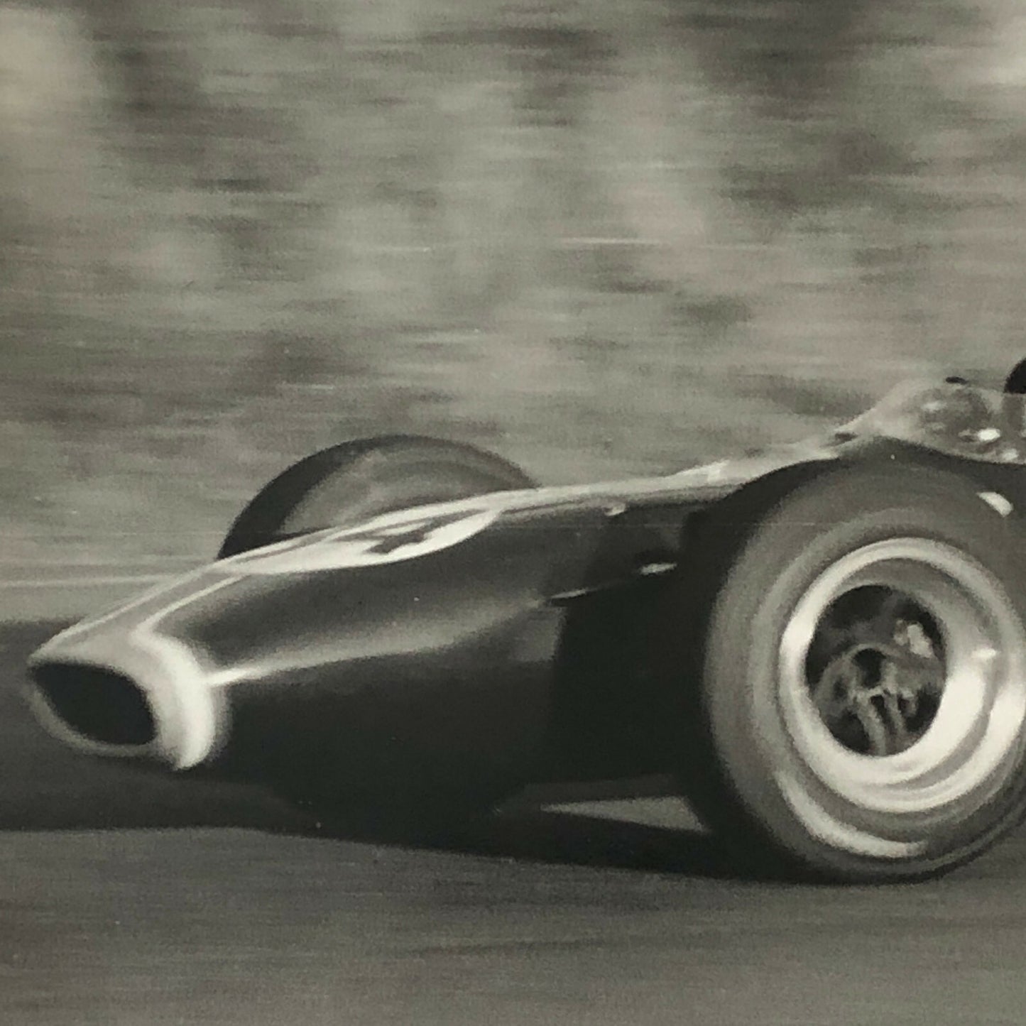 Vintage Racing Photo Photograph Jacky Ickx Matra Ford Car