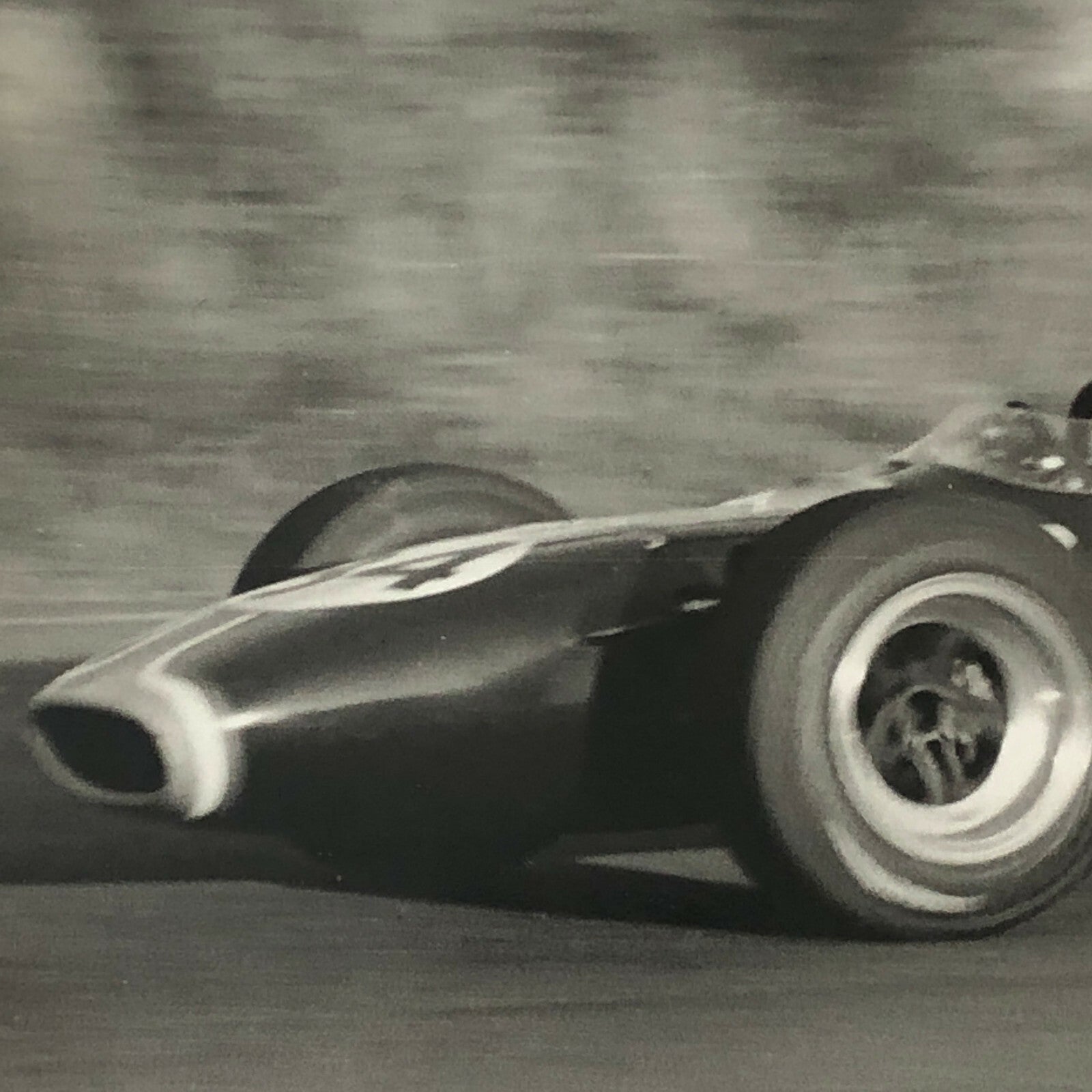 Vintage Racing Photo Photograph Jacky Ickx Matra Ford Car