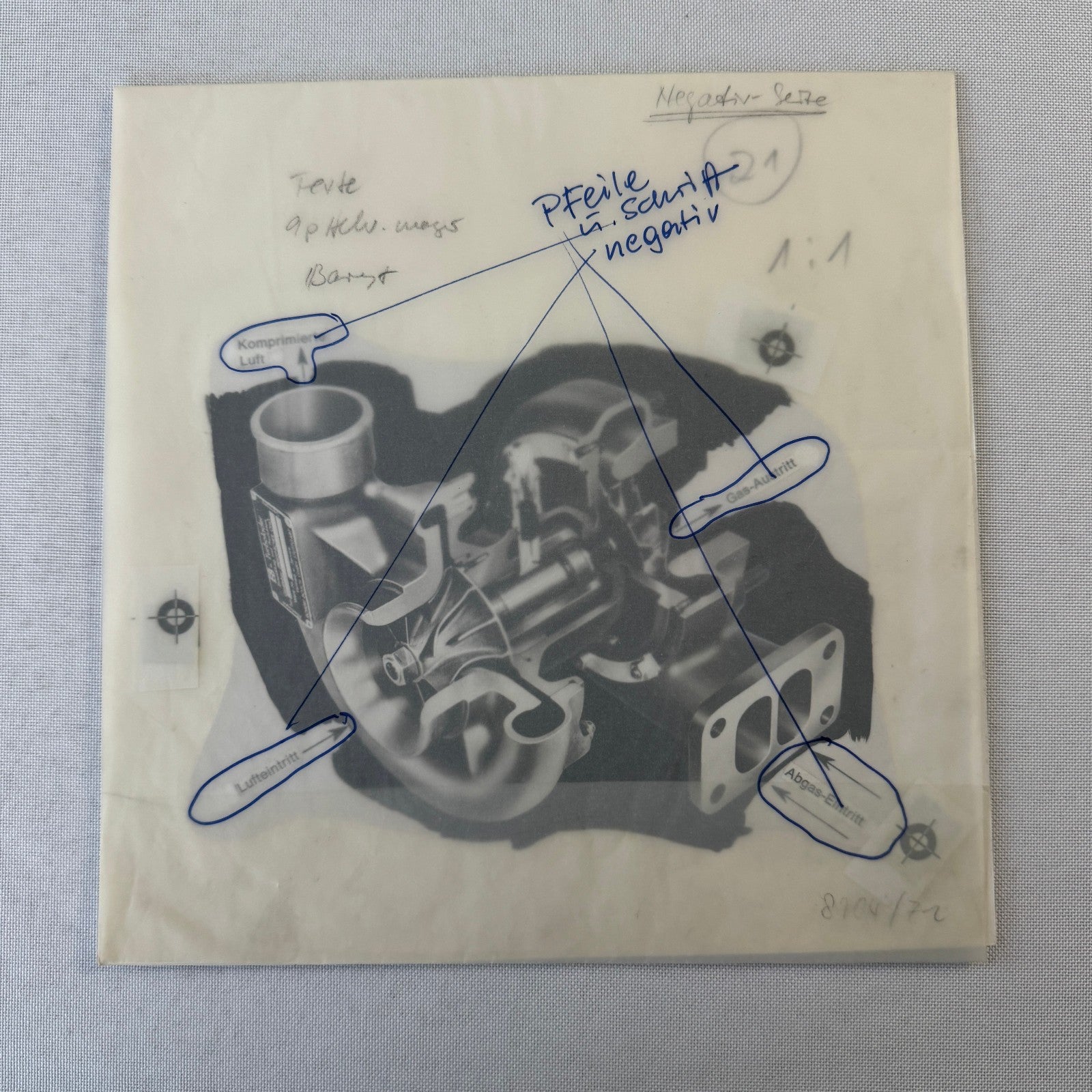 Engine Turbocharger Turbo Production Art Photo Photograph Mockup German