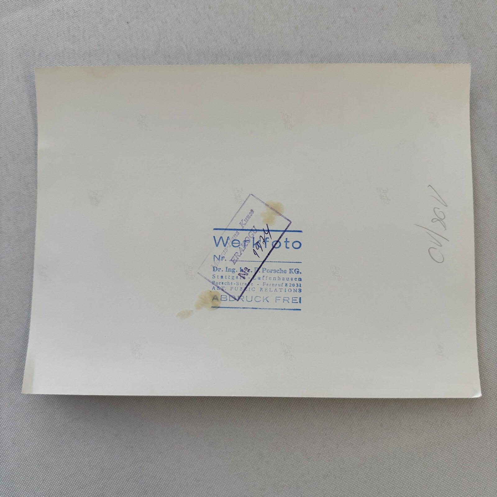 Porsche 935 Martini Racing Car Vintage Photo Photograph Print