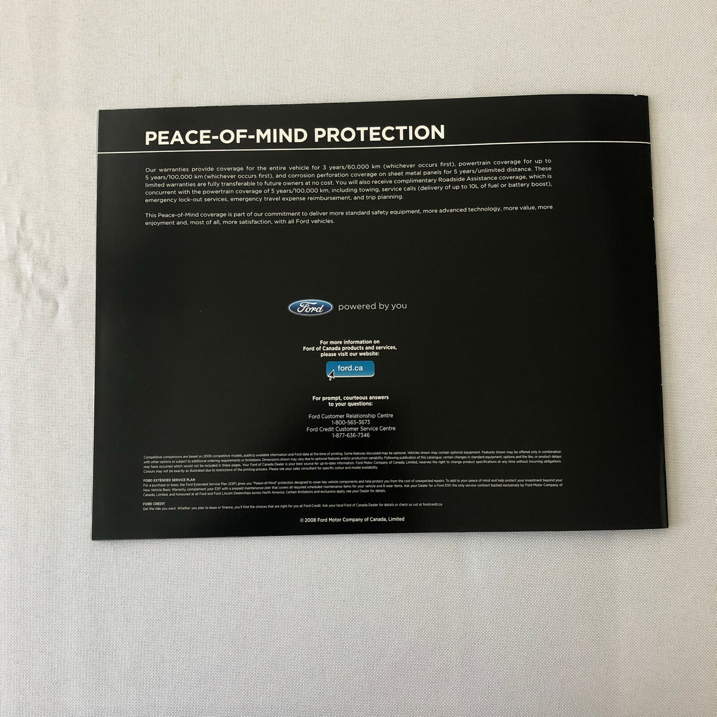 2009 Ford Sales Brochure Catalog Mustang Fusion Hybrid Flex Edge F150 Ranger +