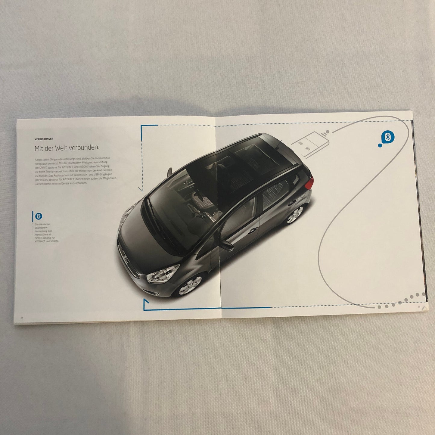 2010 Kia Venga Car Sales Brochure Catalog with Price List GERMAN Market