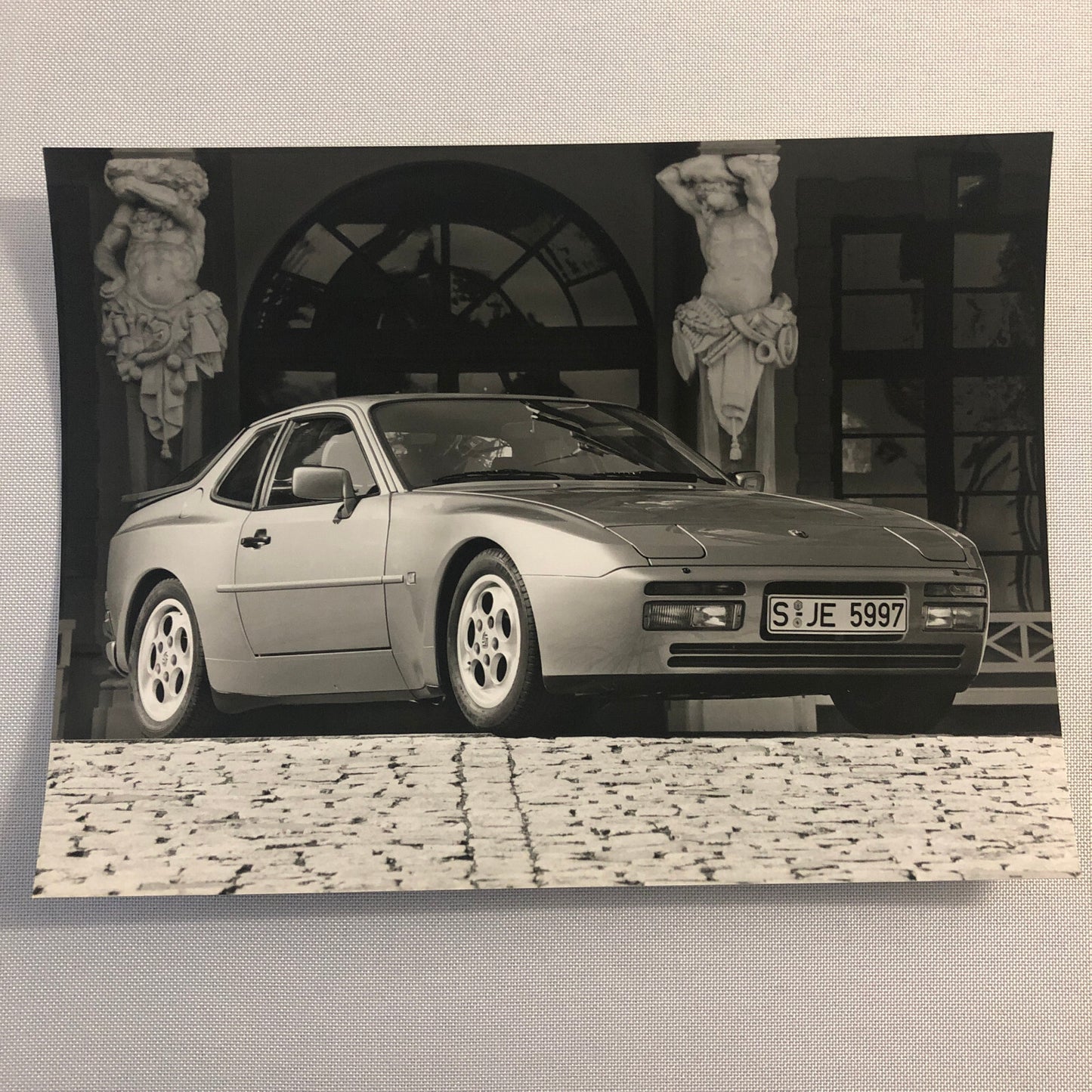 Vintage Porsche 944 Turbo Factory Press Photo Photograph Werkfoto