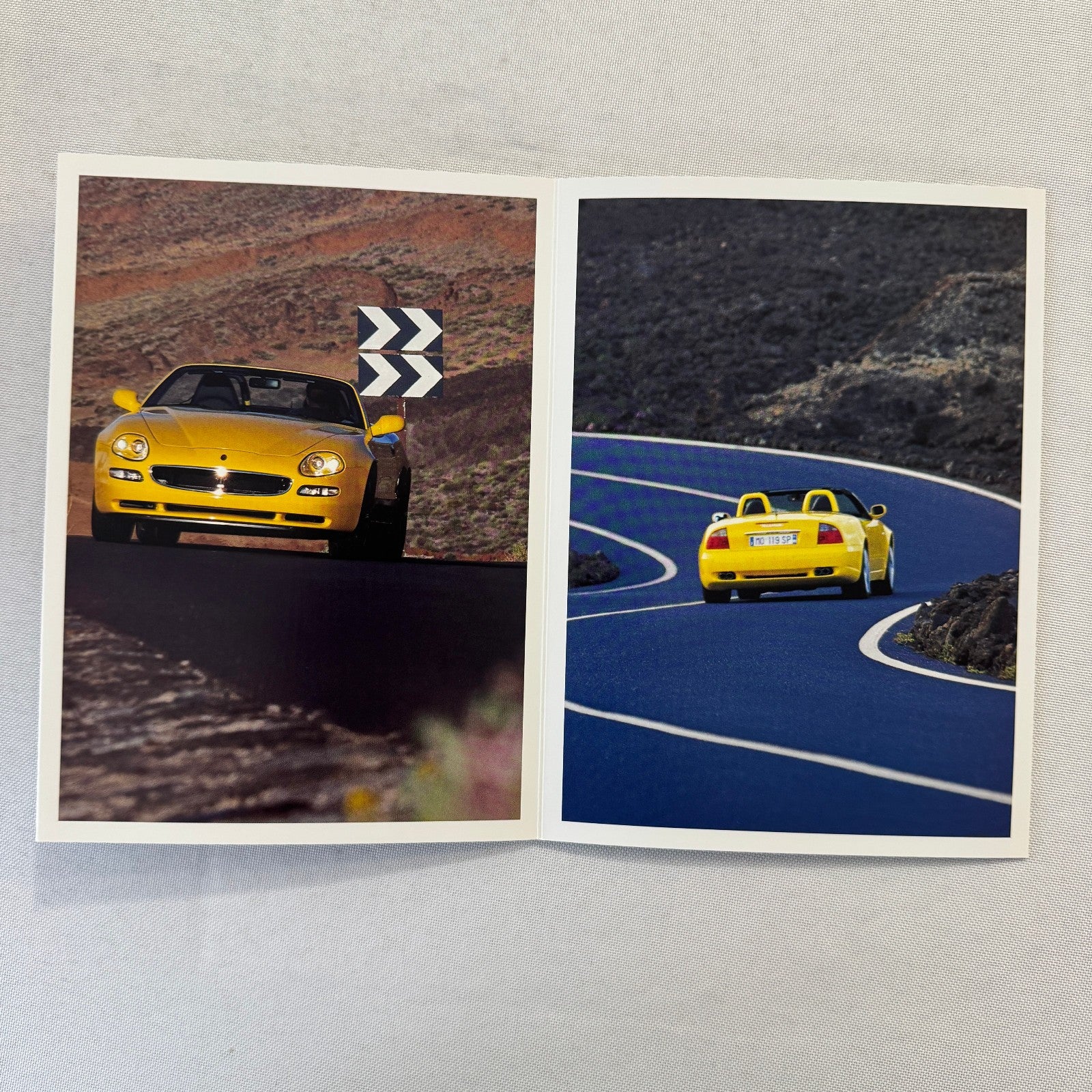 2001 Maserati Spyder Convertible Press Kit Brochure Photo CD Frankfurt Autoshow