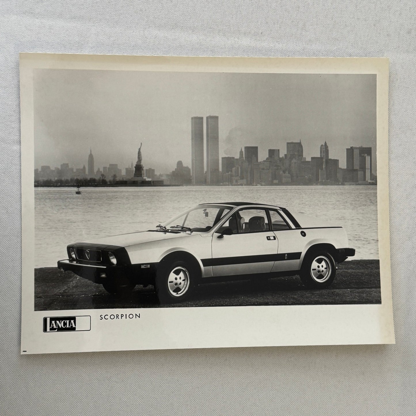 1977 Lancia Press Kit Brochure Photos Beta HPE Coupe Scorpion Sedan + 