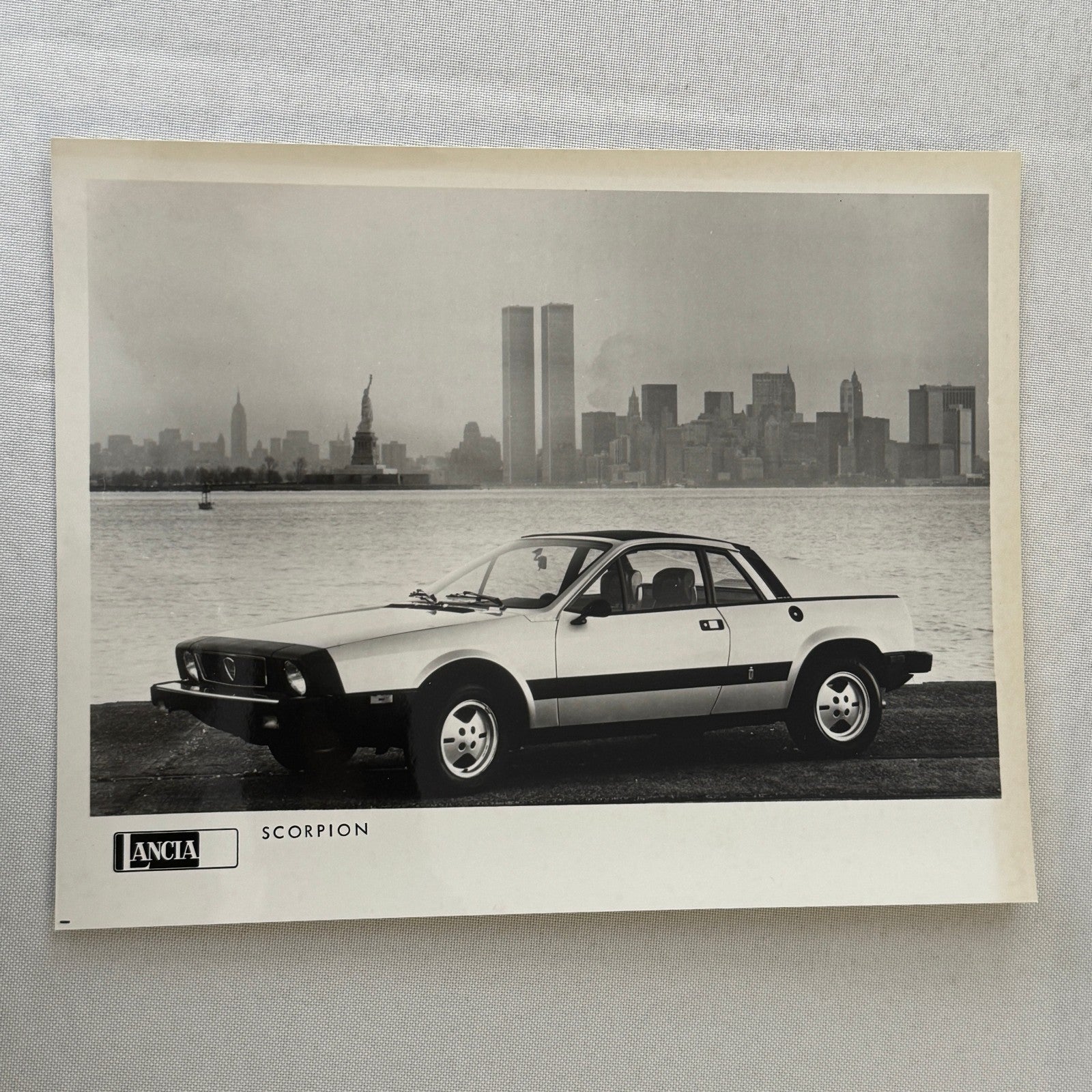 1977 Lancia Press Kit Brochure Photos Beta HPE Coupe Scorpion Sedan + 