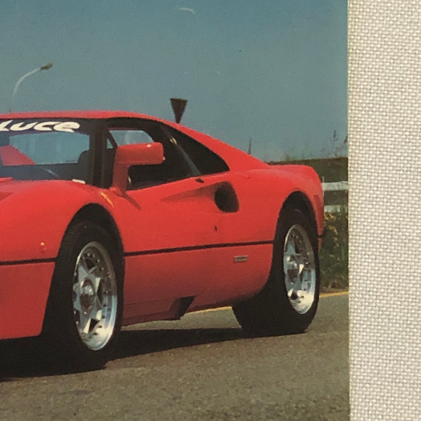 Ferrari 288 GTO Car Postcard Post Card Ferrari 288GTO