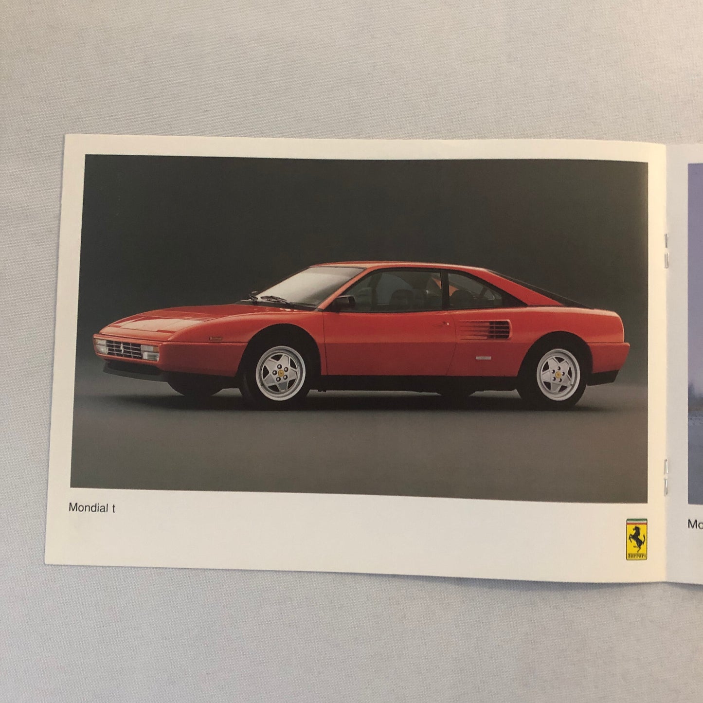 Ferrari Sales Brochure F40 Testarossa 348 Mondial Cabriolet Garage Francorchamps