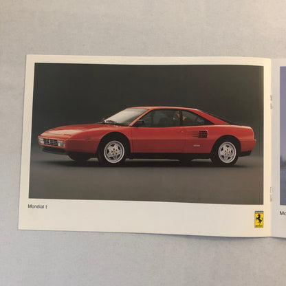Ferrari Sales Brochure F40 Testarossa 348 Mondial Cabriolet Garage Francorchamps