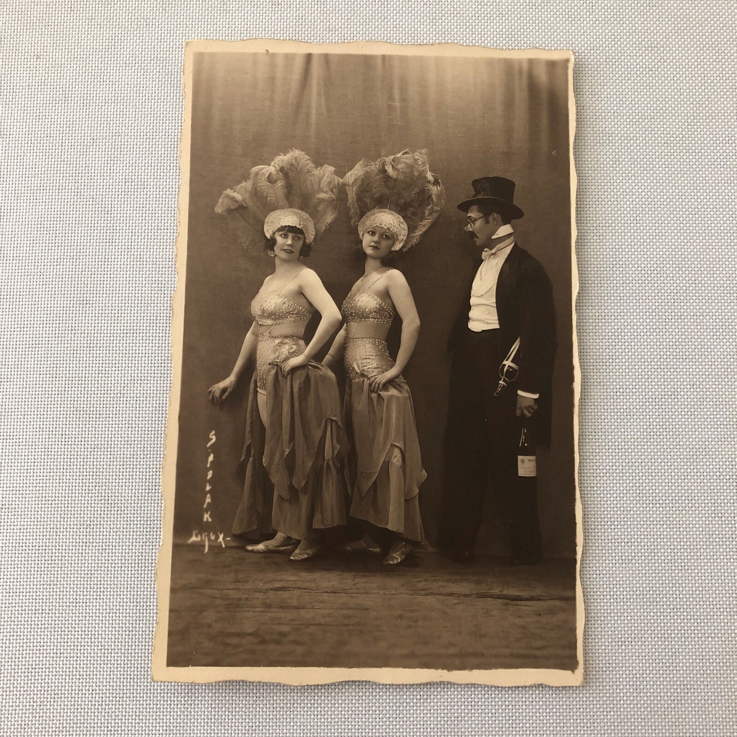 Circus Performer Photo Photograph Print Belgium Vintage