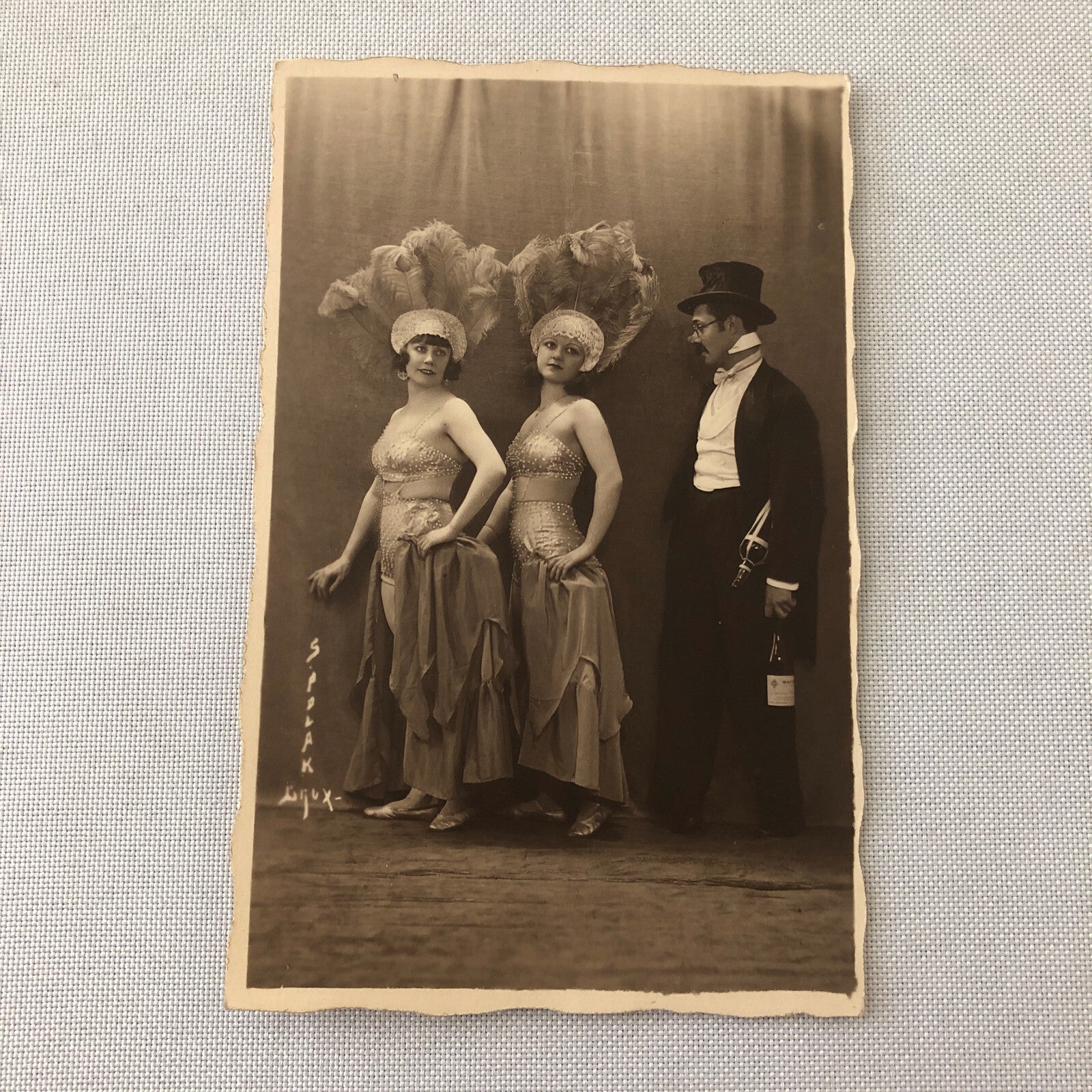Circus Performer Photo Photograph Print Belgium Vintage