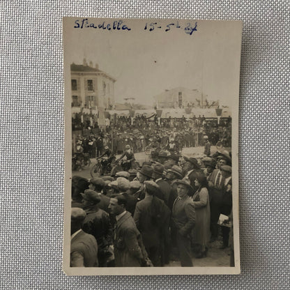 Tazio Nuvolari Motorcycle Racing Photo Photographs 1927 Circuito di Stradella