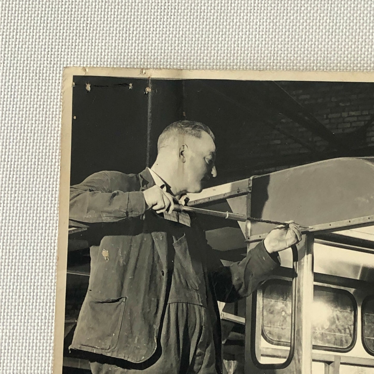 Vintage Milk Dairy Delivery Truck Factory Assembly Photo Photograph Lot of 2 