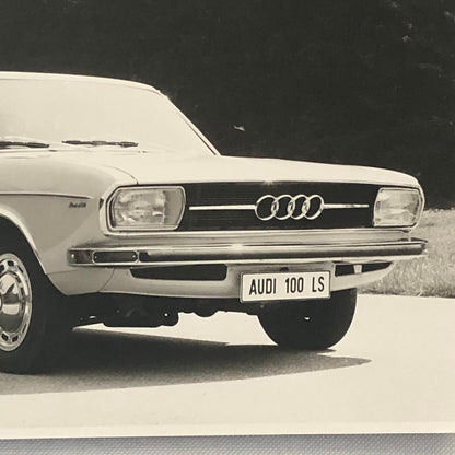 Audi 100 LS Car Factory Press Photo Photograph Audi 100LS