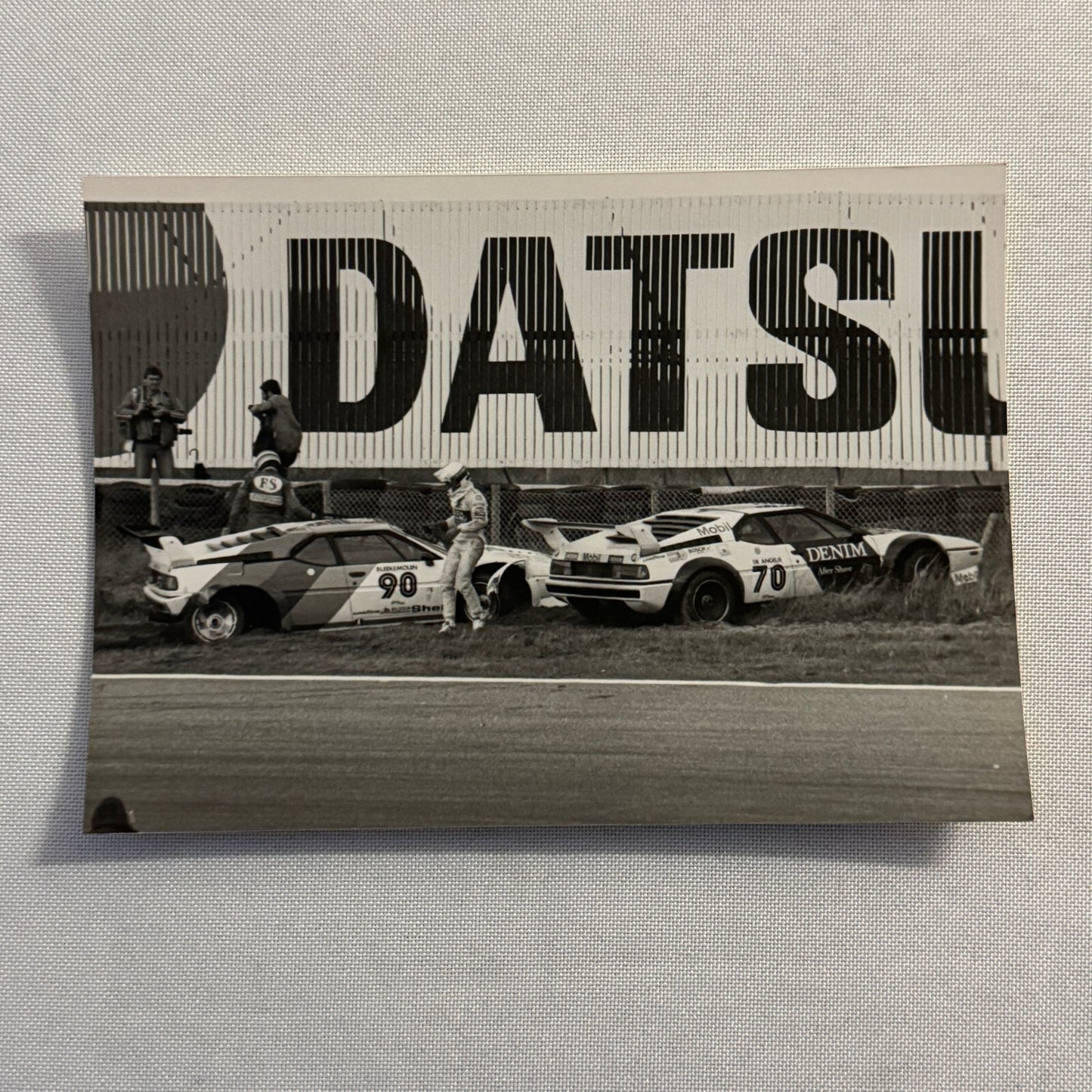 BMW M1 Racing Car Series Photo Photograph Crash Wreck