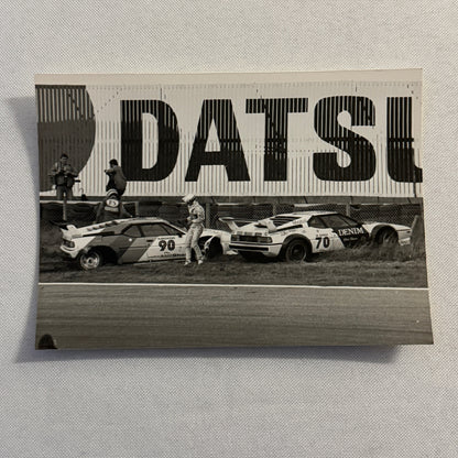 BMW M1 Racing Car Series Photo Photograph Crash Wreck