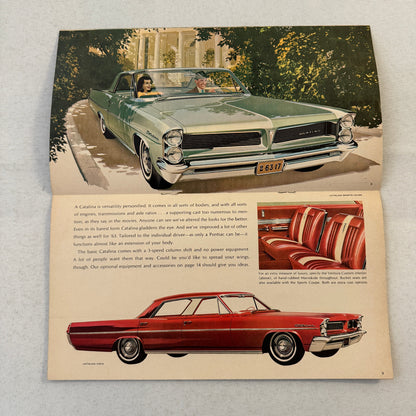 1963 Pontiac Sales Brochure Catalog Bonneville Star Chief Catalina Grand Prix