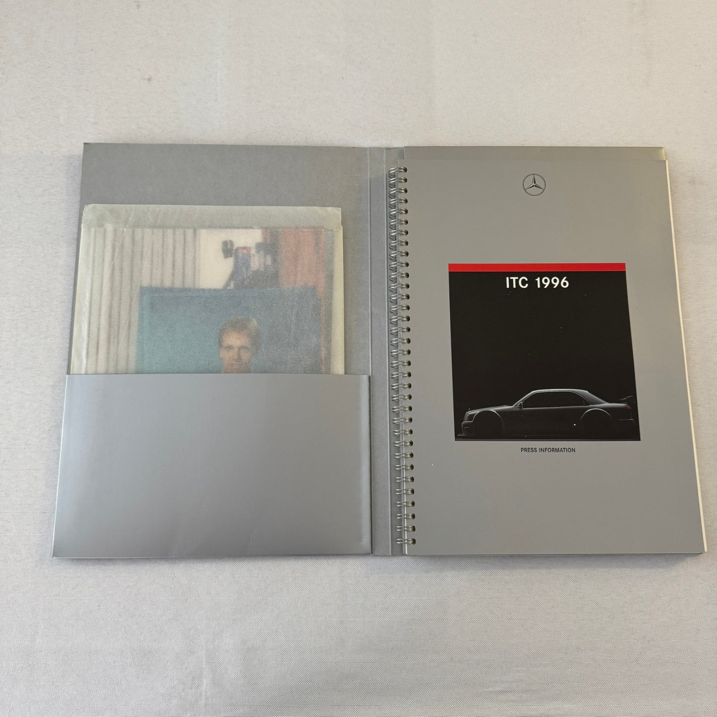 1996 Mercedes ITC AMG Racing Press Kit Dario Franchitti Ellen Lohr Kurt Thiim