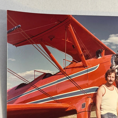 Vintage Aircraft Airshow Photo Large Aviation Photograph Aviation 1970s 1980s