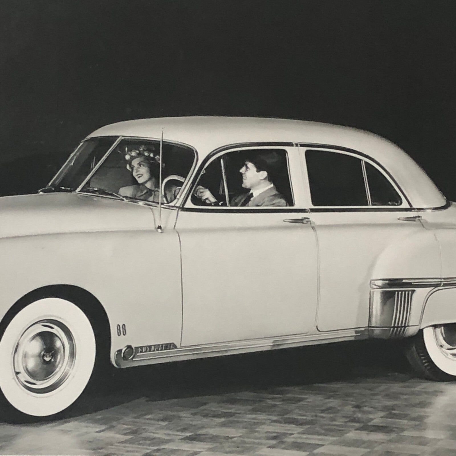 1949 Oldsmobile Series 88 Futuramic Sedan Factory Press Photo Photograph