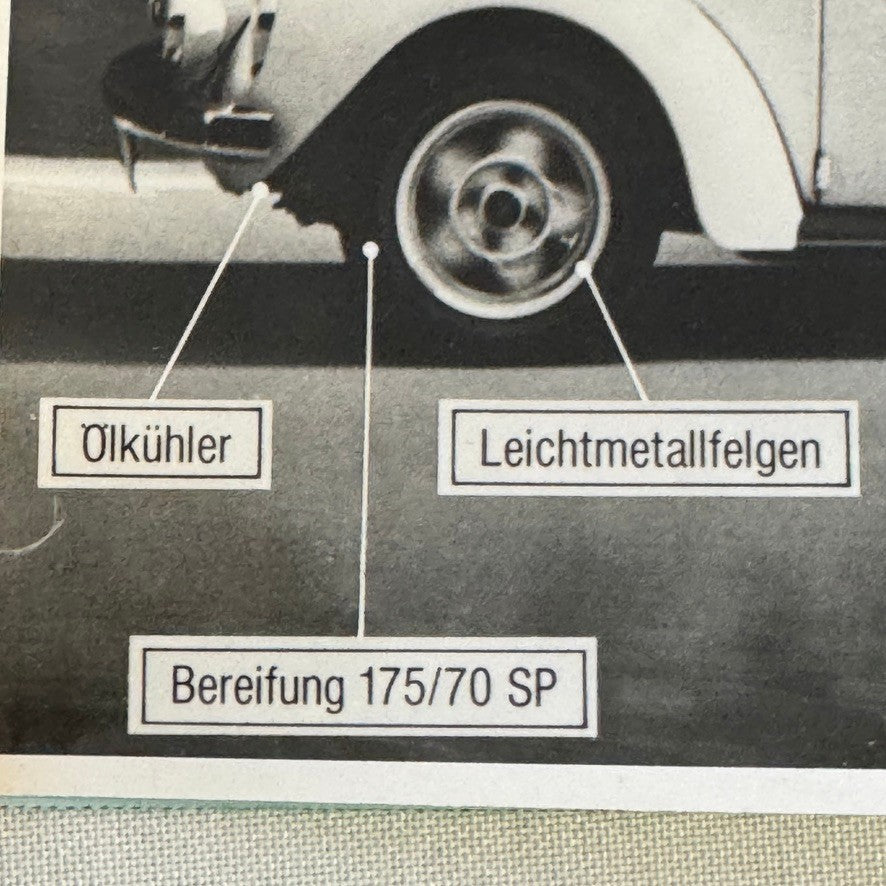 Norstadt Tuning Volkswagen Beetle Convertible Vintage Photo Photograph German