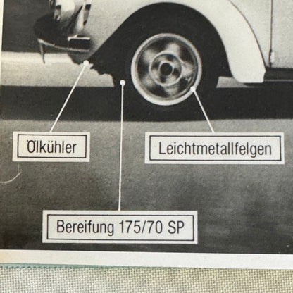 Norstadt Tuning Volkswagen Beetle Convertible Vintage Photo Photograph German