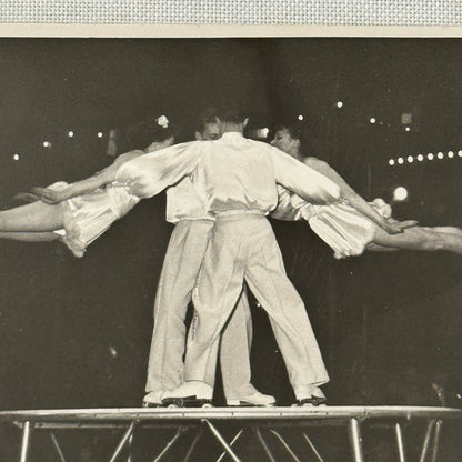 Vintage Circus Rollerskating Roller Skate Performer Act RPPC Photo Postcard