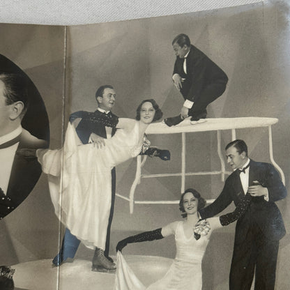 Vintage Circus Rollerskating Roller Skate Act Photo Photograph Helen Bob Laenge