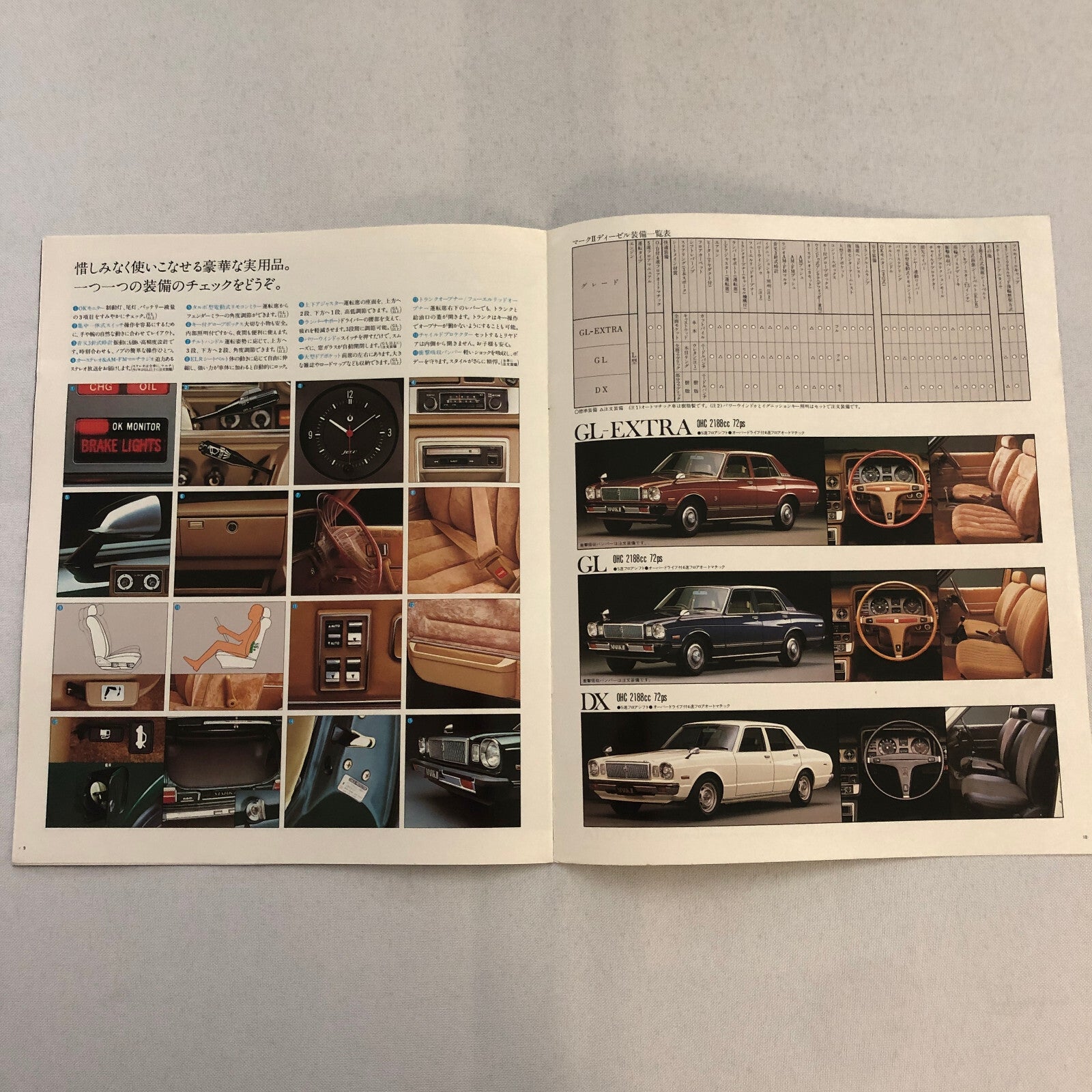 Toyota Mark II Diesel Car Sales Brochure Catalog Japanese JDM Vintage