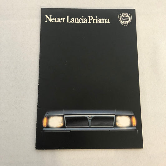 Lancia Prisma Car Sales Brochure Catalog German Diesel Turbo 1.3 1.5 1.6