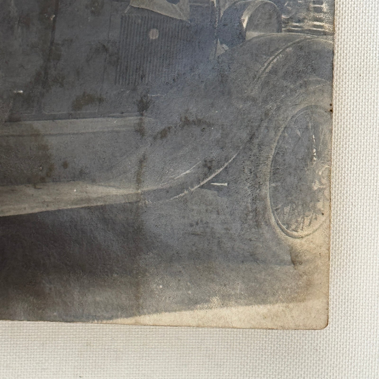 Antique Chrysler Car Automobile Photo Photograph Italian Photographer Stamp