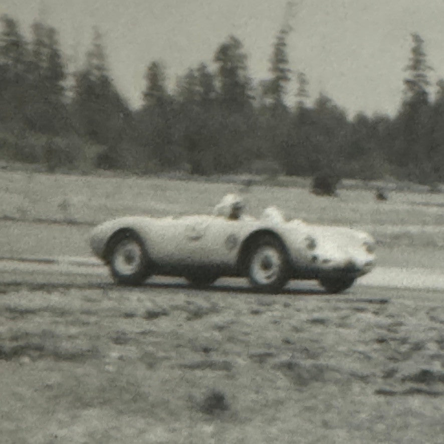 Vintage Porsche 550 Spyder Car Automobile Photo Photograph Snapshot Print 1959
